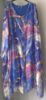 Obrazek Sukienka elegancka BAT midi/maxi marmur jedwab UNI od S - 50/52 Italy