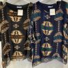 Obrazek Bluzka elegancka BOHO3 jedwab od XXS do M Włochy
