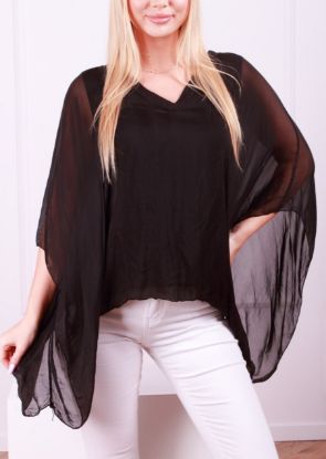 Obrazek Bluzka elegancka VIVA jedwab XS/S - 42/44 Włochy