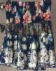 Obrazek Spódnica mini BOHO P1 Patchwork jedwab naturalny Italy