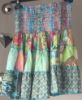 Obrazek Spódnica mini BOHO P1 Patchwork jedwab naturalny Italy