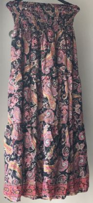 Obrazek Spódnica maxi BOHO4 jedwab naturalny Italy