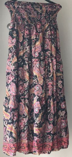 Obrazek Spódnica maxi BOHO4 jedwab naturalny Italy