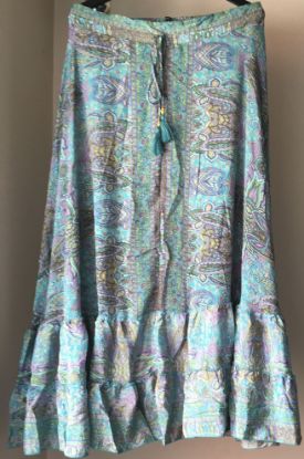 Obrazek Spódnica maxi BOHO5 jedwab naturalny Italy