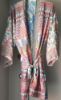 Obrazek Kimono, narzutka BOHO1 Patchwork jedwab naturalny Włochy