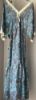 Obrazek Sukienka maxi BOHO 17 z jedwabiu naturalnego S/M - 44/46 Włochy