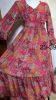 Obrazek Sukienka maxi BOHO 20 z jedwabiu naturalnego XS/S - M/L Włochy