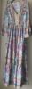 Obrazek Sukienka maxi BOHO 18 z jedwabiu naturalnego XS/S - M/L Włochy
