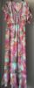 Obrazek Sukienka elegancka maxi Maledi BOHO KR 1 z jedwabiu naturalnego XS/S - 44 z Włoch