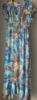 Obrazek Sukienka elegancka maxi Maledi BOHO KR 1 z jedwabiu naturalnego XS/S - 44 z Włoch
