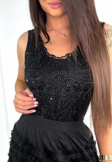 Obrazek Body eleganckie haft, koraliki, cekiny Francja