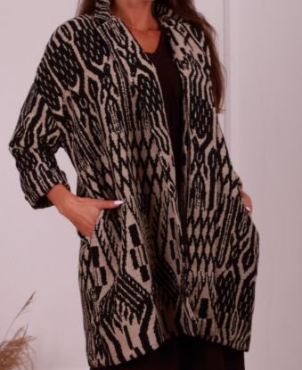 Obrazek Płaszcz, narzutka BOHO S/M - 46/48 Włochy