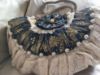 Obrazek Kosz bardzo duży BOHO Alex Max jeans, haft, perły Włochy