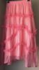 Obrazek Spódnica maxi asymetryczna organza, tiul XS - 42 Włochy