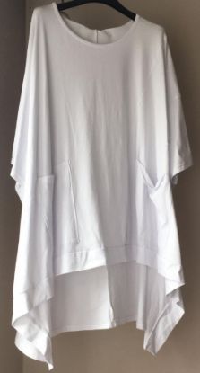Obrazek Tunika asymetryczna WENDY TRENDY Punto Milano od 46- 56 Włochy