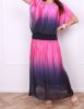 Obrazek Spódnica jedwab naturalny maxi ombre XS/S - 44/46 Włochy