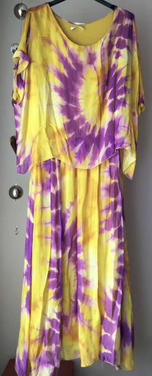 Obrazek Sukienka elegancka LILLY SLIM Monolit midi jedwab XXS/XS do 40/42 Włochy