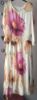 Obrazek Sukienka elegancka LILLY BIS Maki akwarele midi jedwab XXS/XS do 40/42 Włochy