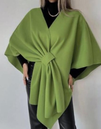 Obrazek Ponczo "szlufka" ciepłe XS/S - 46/48 Włochy