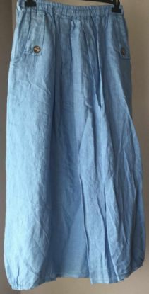 Obrazek Spódnica len maxi Patka UNI od S/M do 44/46 Włochy