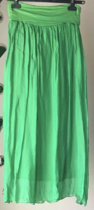 Obrazek Spódnica elegancka SALI midi, jedwab UNI SLIM SIZE XXXS/XXS - XS/S Włochy