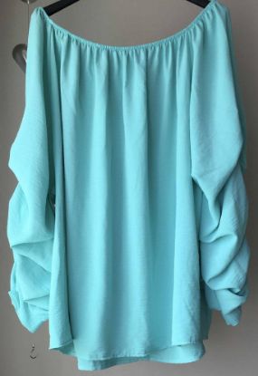 Obrazek Bluzka elegancka, tunika hiszpanka kresz S/M - 44/46 Włochy