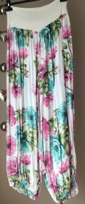 Obrazek Spodnie Alladynki wzór UNI od XS/S do 44/46 Włochy