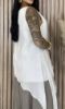 Obrazek Tunika elegancka asymetryczna dwuwarstwowa UNI SLIM SIZE od XXS - S/M Włochy