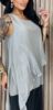 Obrazek Tunika elegancka asymetryczna dwuwarstwowa UNI SLIM SIZE od XXS - S/M Włochy