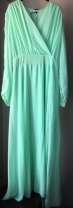 Obrazek Sukienka elegancka koktajlowa, wieczorowa maxi KLEO 2 gładka UNI od M/L do 46 Włochy