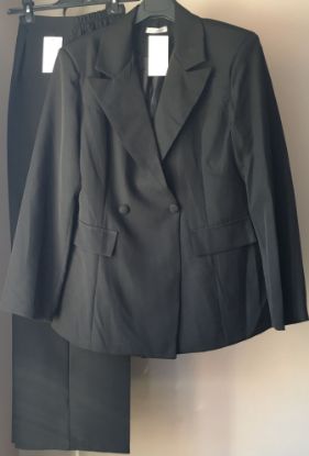 Obrazek Garnitur elegancki, kostium gładki UNI SLIM S - S/M Włochy