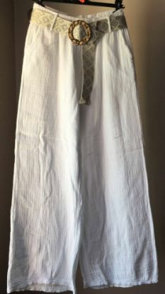 Obrazek Pasek elegancki pleciony wzór UNI SLIM od XXS - 42 Włochy