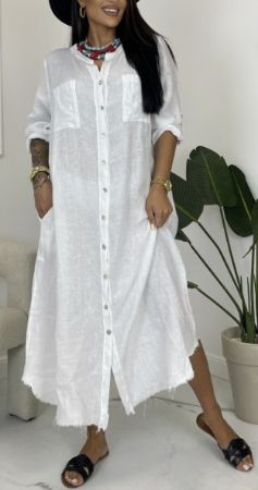 Obrazek dla kategorii Sukienka maxi, szmizjerka len