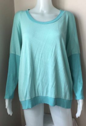 Obrazek Bluzka dzianina, sweterek cienki elegancki UNI od S/M - 48 Włochy