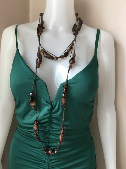 Obrazek Biżuteria artystyczna - Naszyjnik długi Lariat P z Włoch