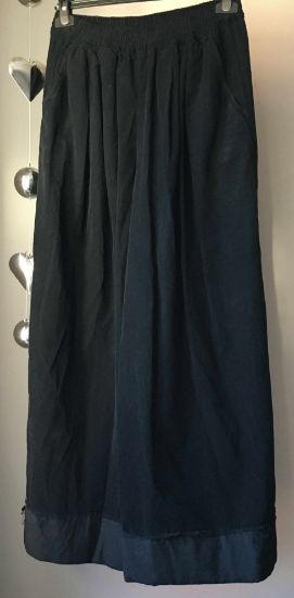 Obrazek Spodnie eleganckie sztruks typu Palazzo, Kuloty rozm. UNI PLUS SIZE od 40/42 do 48/50 Włochy