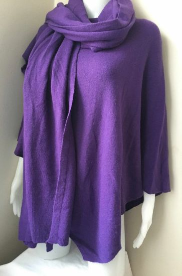 Obrazek Ponczo asymetryczne KASZMIR Włochy